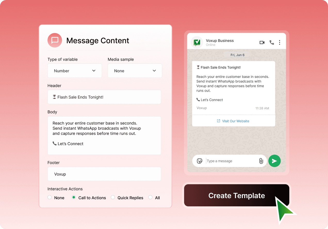 Dynamic Message Templates