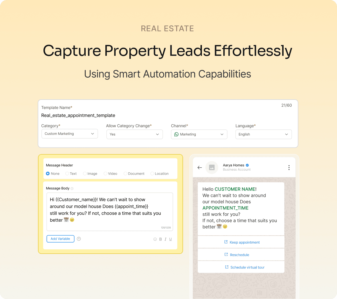 Capture property leads effortlessly