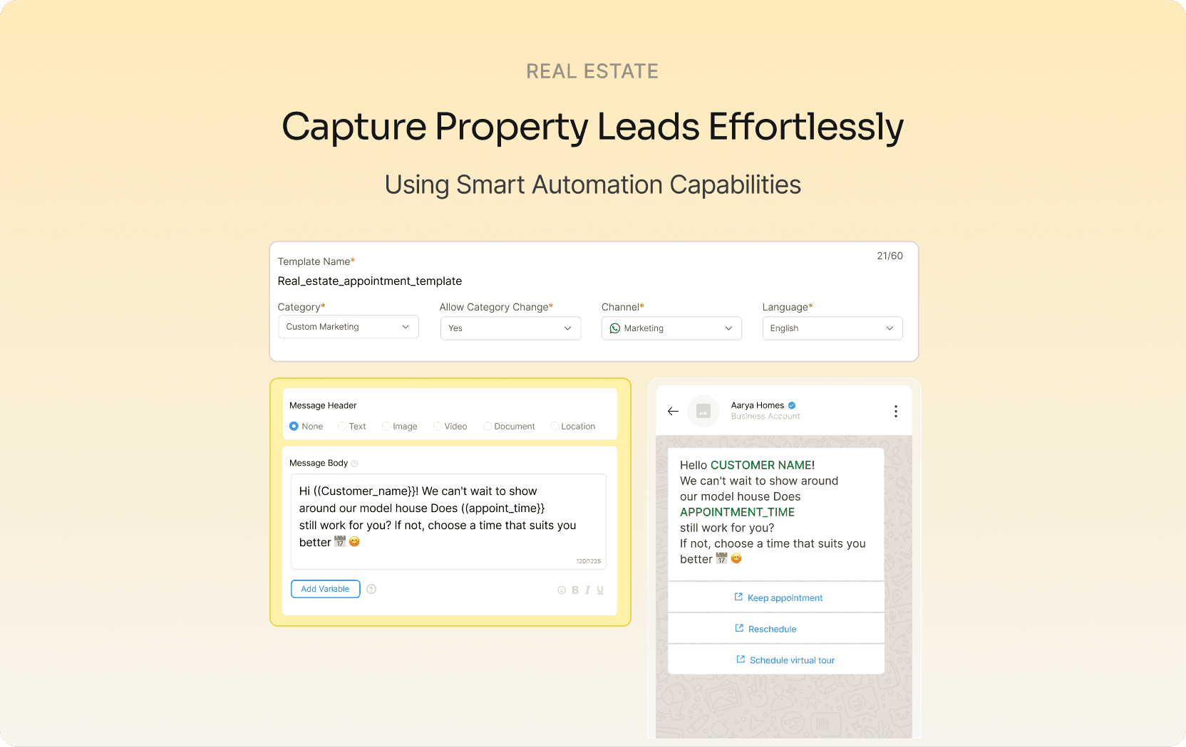 Capture property leads effortlessly